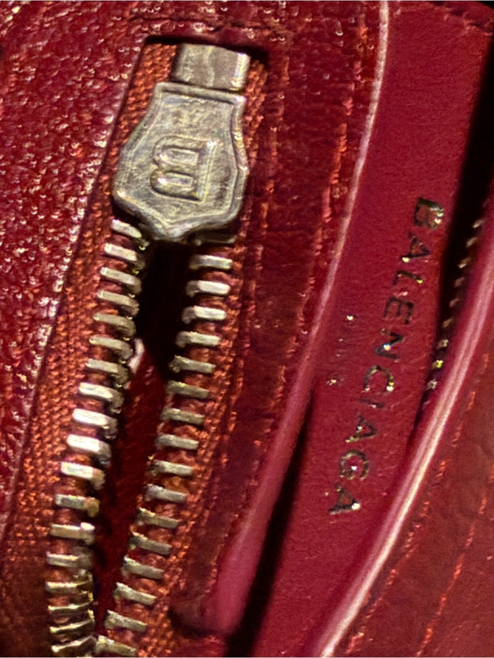 Balenciaga Le City Bag Nano in Deep Burgundy - Picture 7 of 11